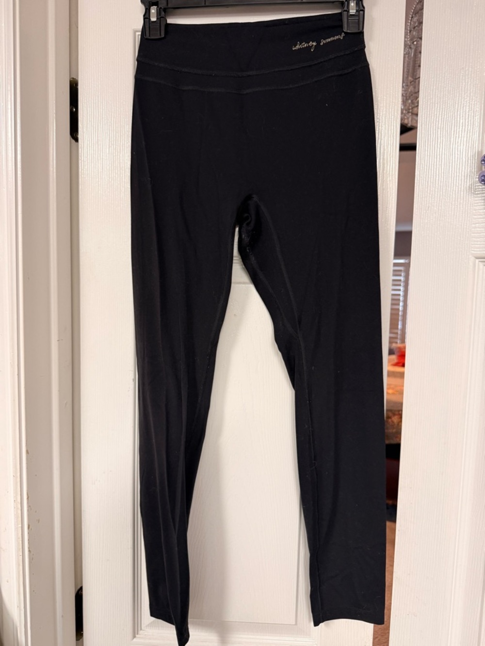 Whitney Simmons Gymshark Black Women's High-Rise Leggings